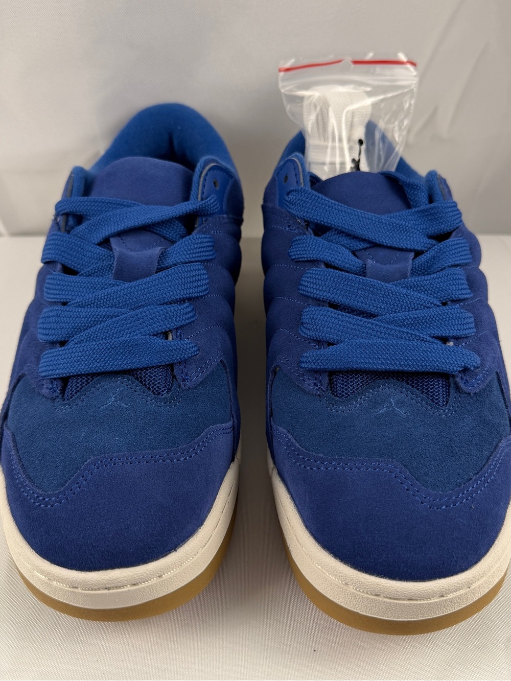 Jordan IB3731-400 Blue Suede Men’s Size 11 EU 45 Gum Sole Sneakers